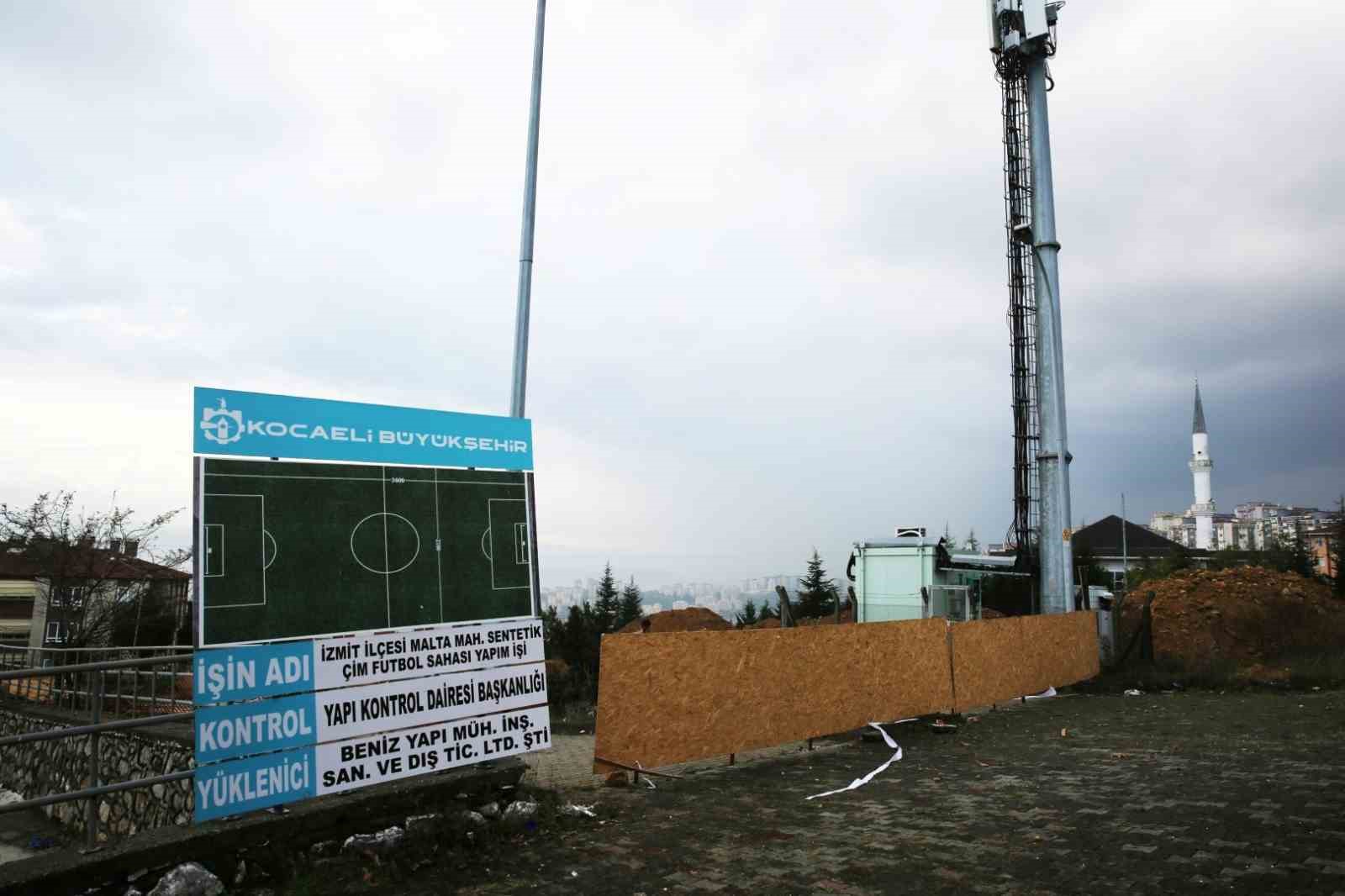 Ayazma Mahallesine saha yapılacak