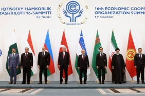Cumhurbaşkanı Erdoğan, Ekonomik İşbirliği Teşkilatı aile fotoğrafı çekimine katıldı