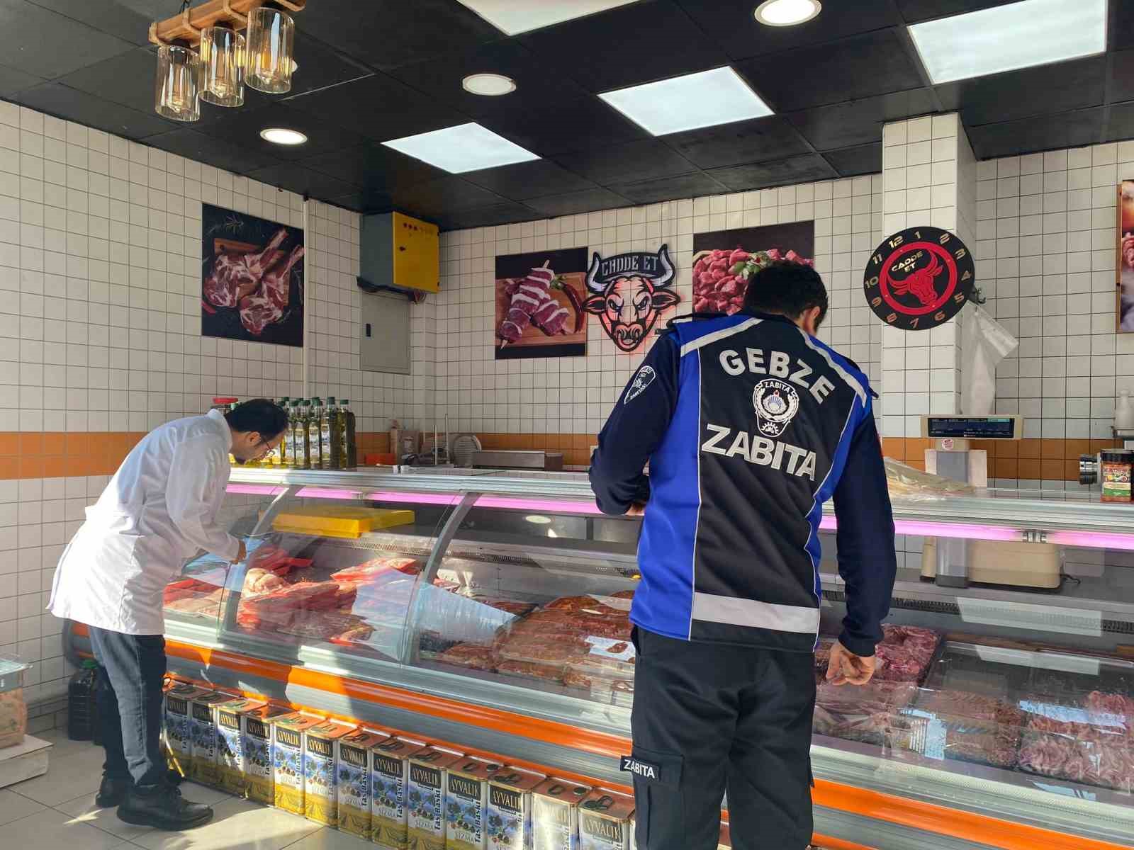 Gebze ’de kasaplara sıkı denetim