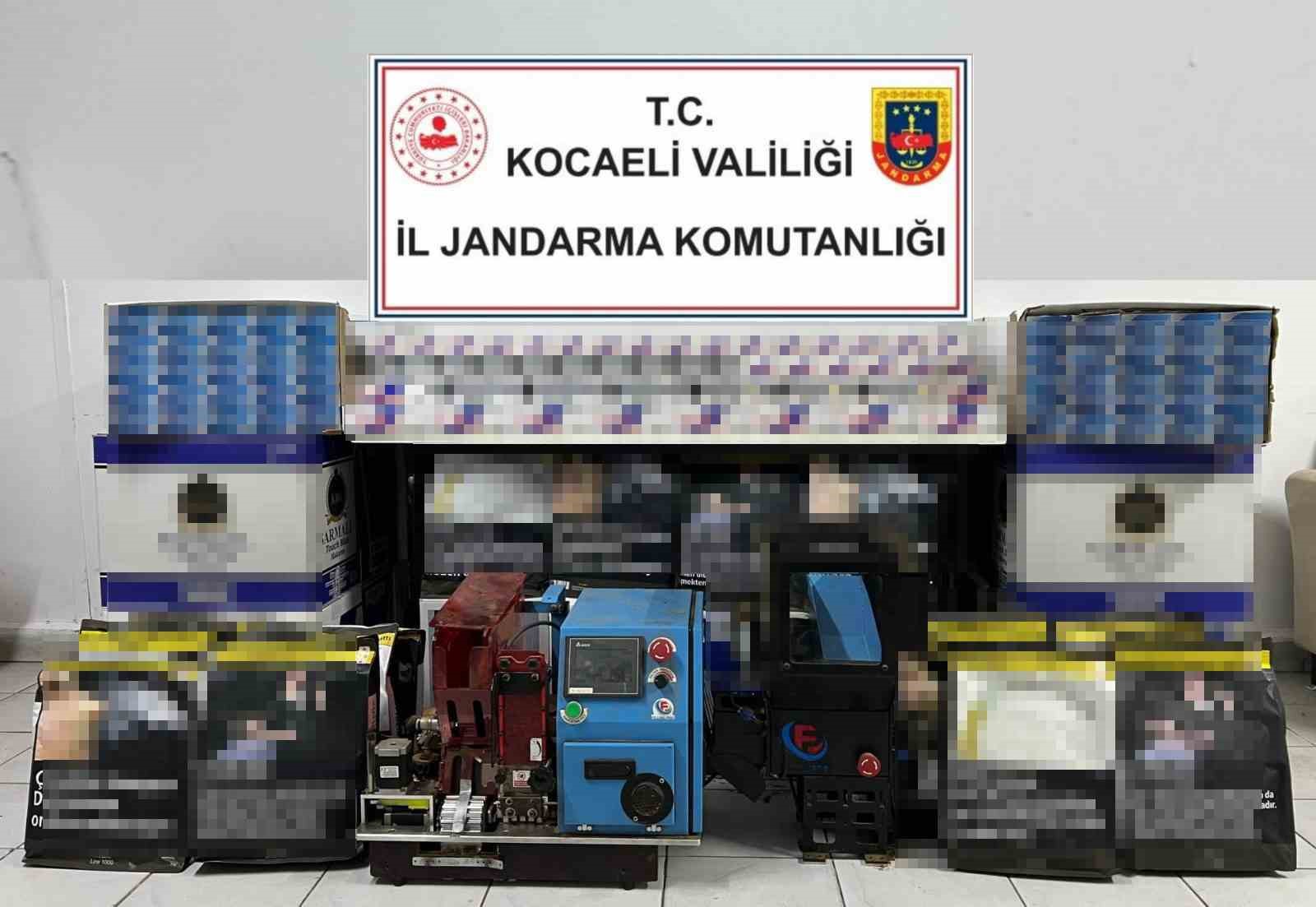 Kocaeli ’de 182 bin 250 makaron ele geçirildi