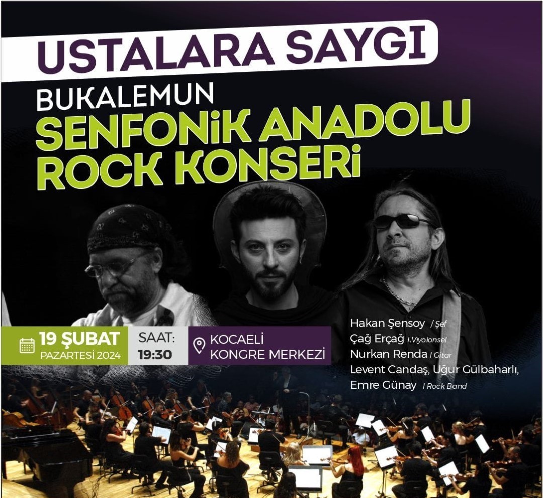 Anadolu Rock ’un ustalarına saygı konseri
