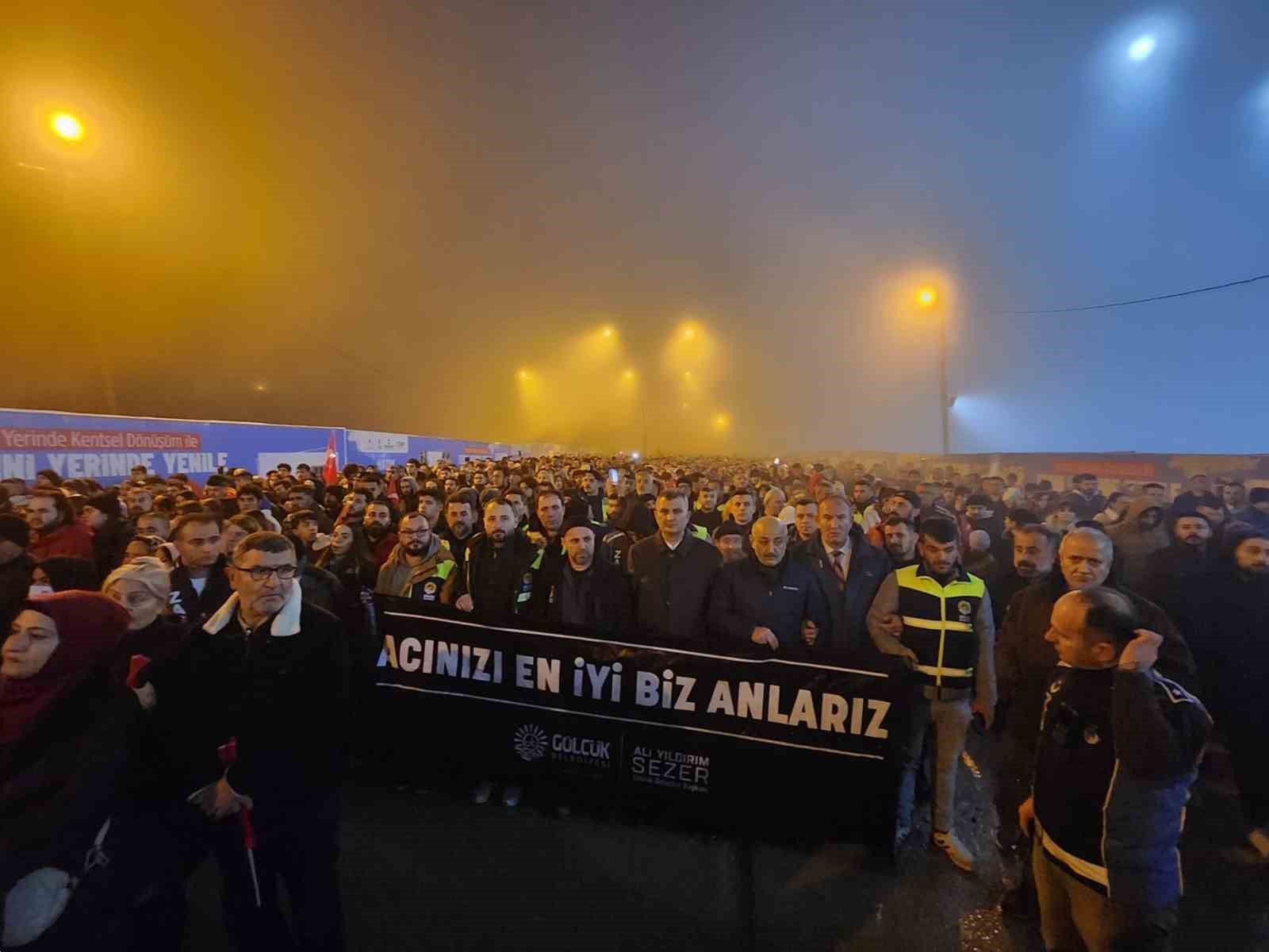 Gölcük Hatay ’ın yanında: "Acınızı en iyi biz anlarız"