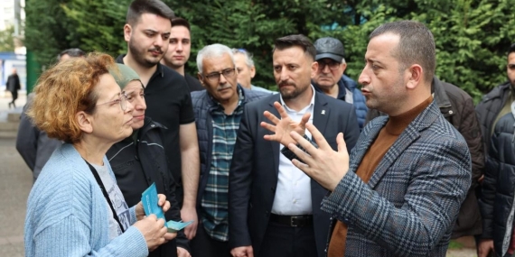 Muharrem Tutuş, Cedit Mahallesi’nde vatandaşlarla buluştu.