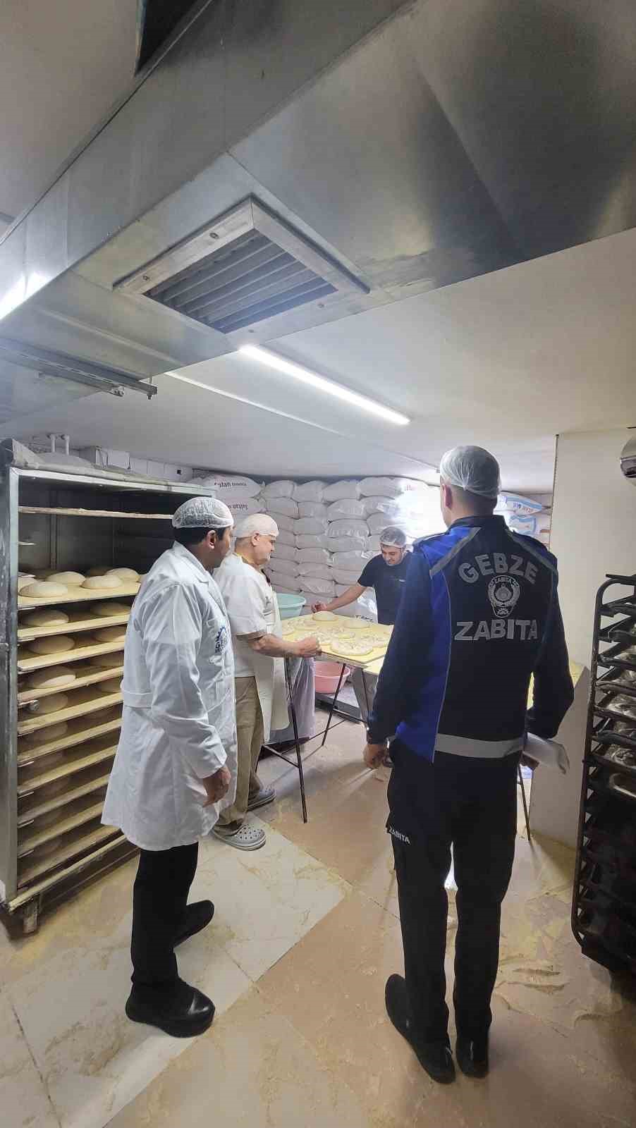 Gebze ’de fırınlar denetleniyor