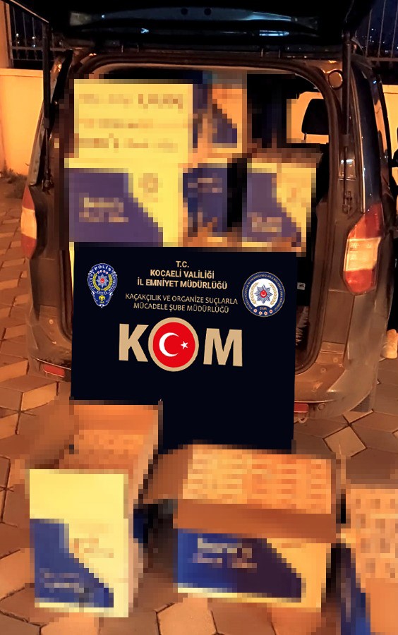 Kocaeli ’de 300 bin makaron ele geçirildi