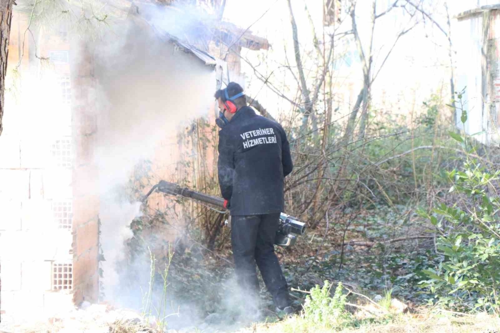 Kocaeli ’de 800 bin metrekare alan ilaçlandı