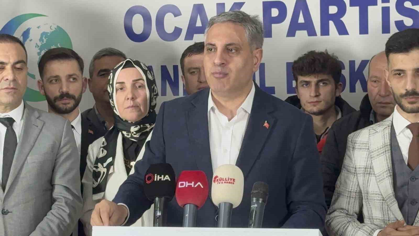 Ocak Partisi Genel Başkanı Canpolat, İstanbul ’da AK Parti ’yi destekleyecekleri duyurdu