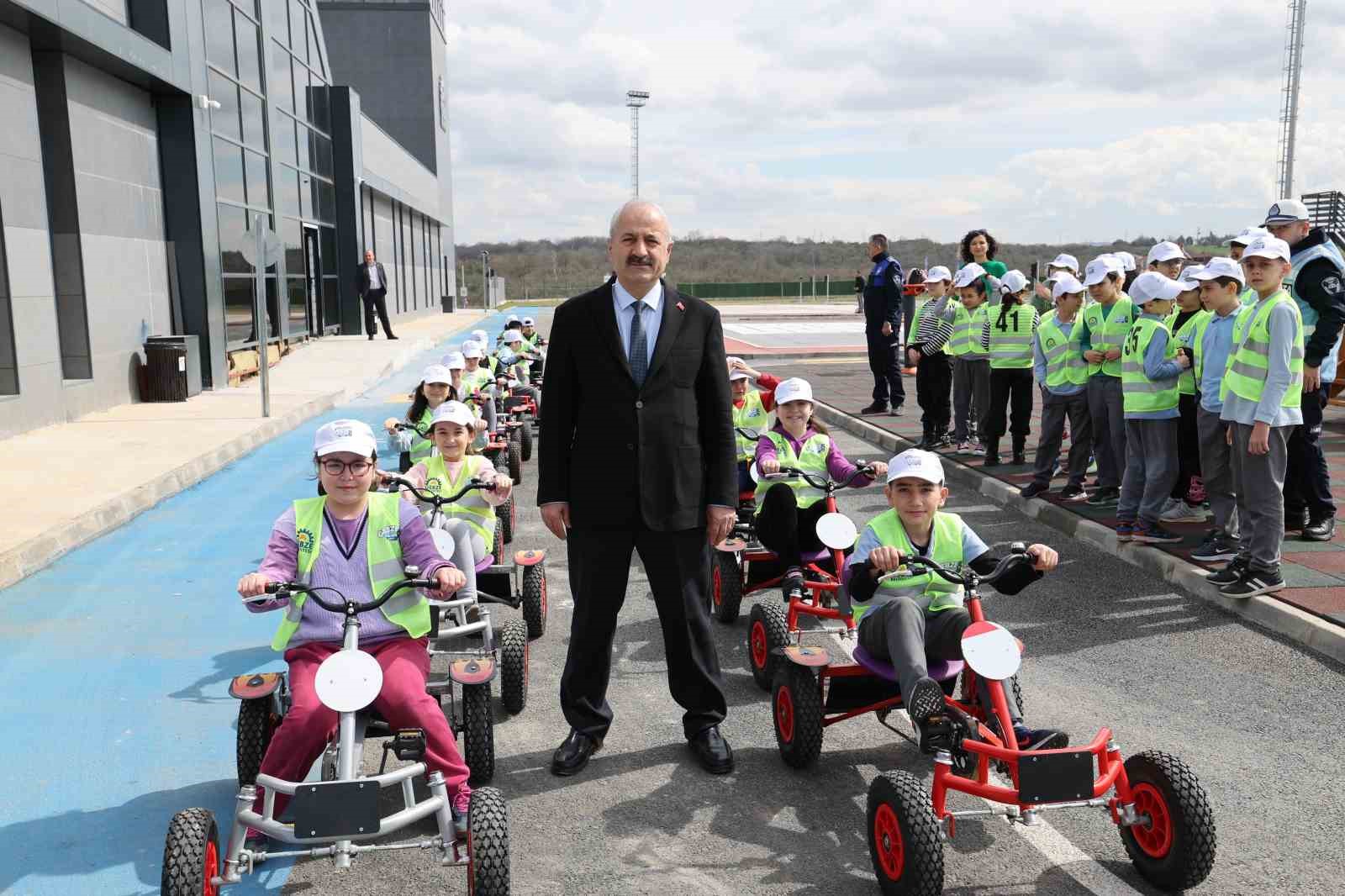 Trafik Eğitim Parkı ’nda ilk ders