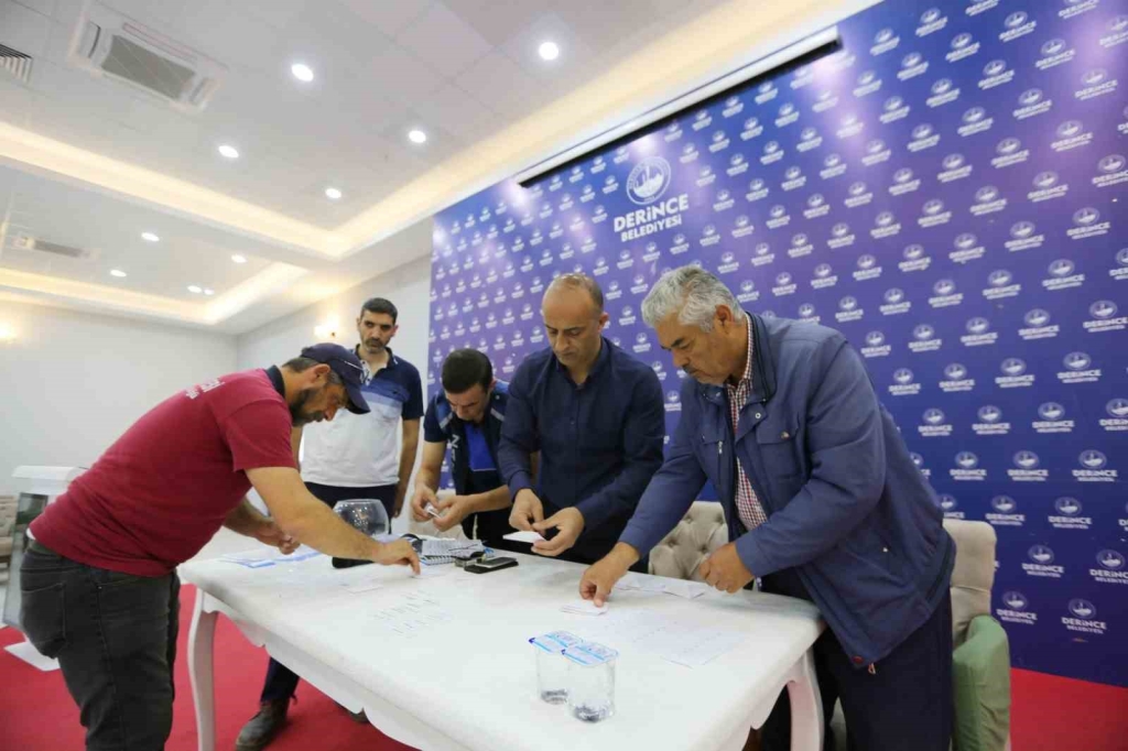 Derince ’de kurban satış yerleri kurayla belirlendi