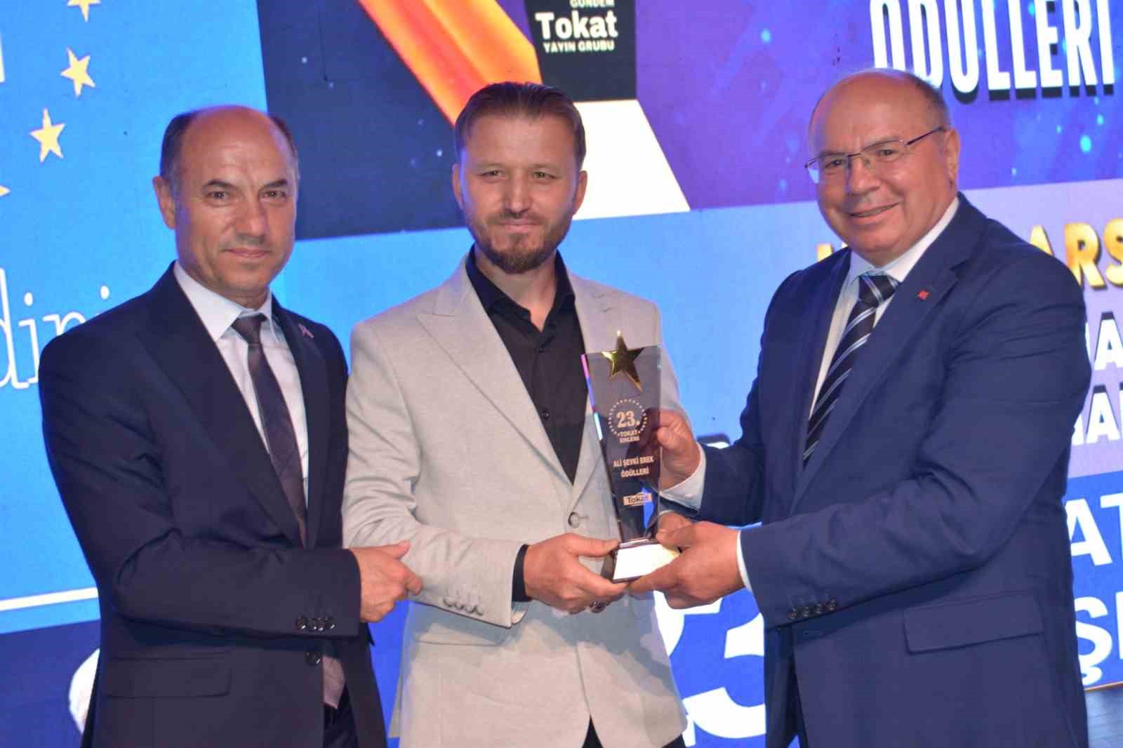23 ’üncü Tokat En ’leri Ödül Töreni ’nde İHA ’ya ödül