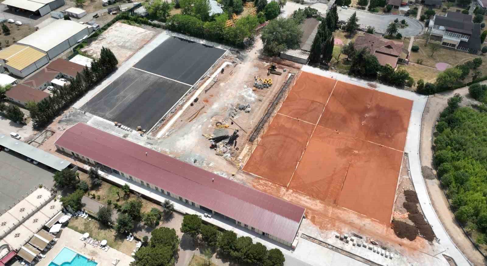 Kocaeli ’nin dünya standartlarındaki tenis merkezinde tamamlanma oranı yüzde 80