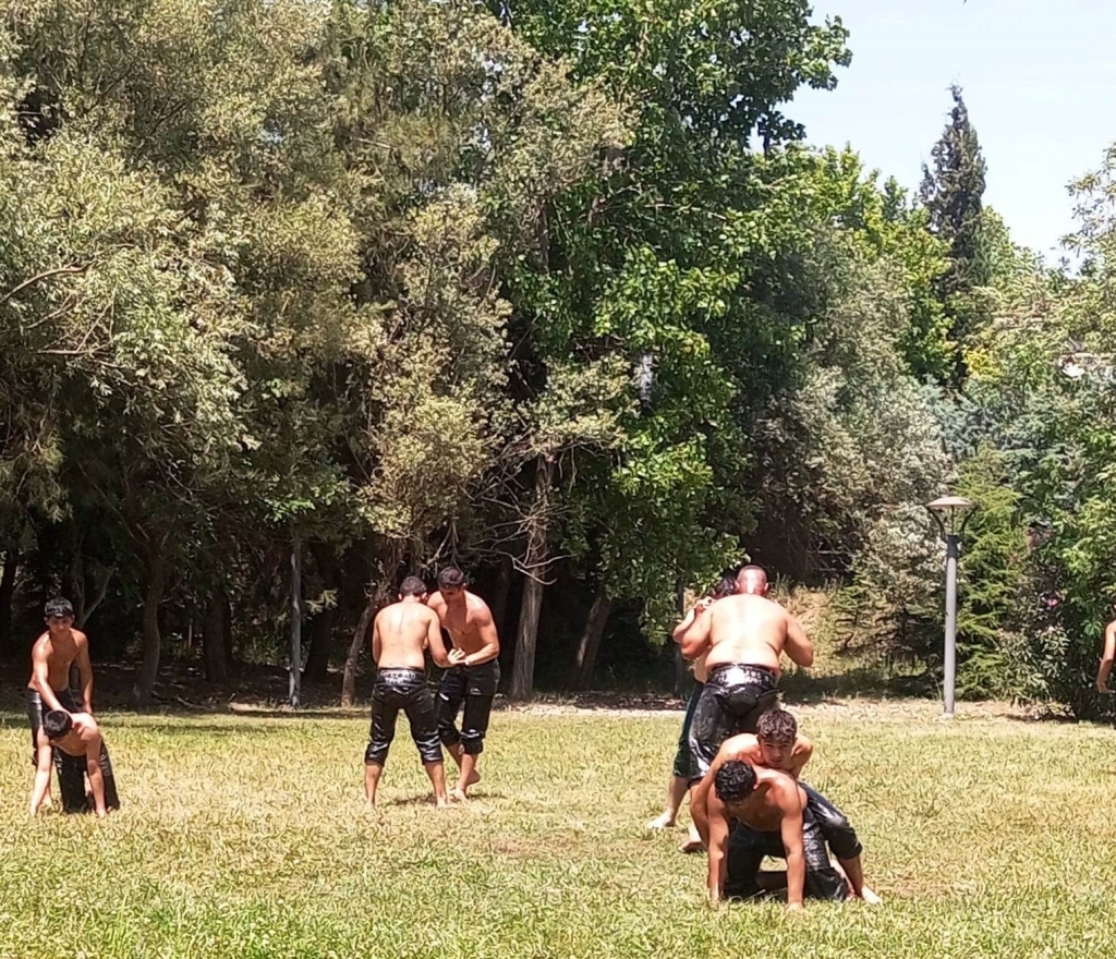 Körfezli güreşçiler Kırkpınar ’a hazırlanıyor