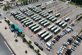 50 yeni otobüs Kocaelilere hizmet için yollarda