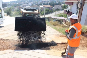 Alikahya ’da hummalı asfalt çalışması