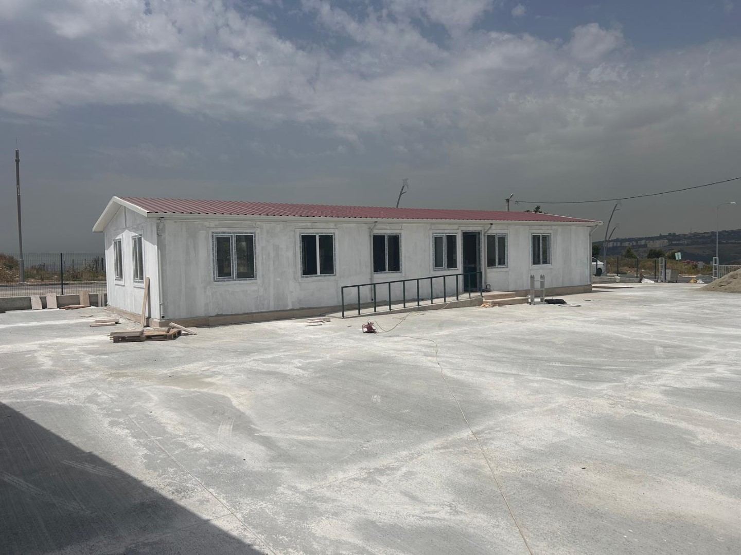 Diliskelesispor Tesisi Hizmet Binası ’nda ilerleme yüzde 90