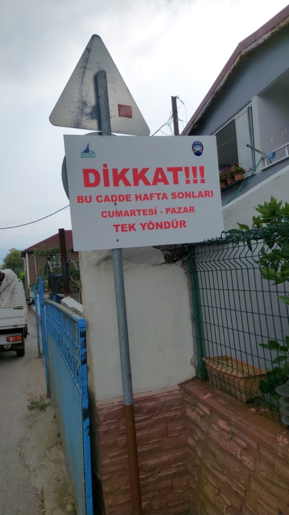 Eşme Mahallesi ’ne yeni trafik düzenlemesi