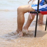 Huzurevi sakinleri serin sularla buluşturuldu