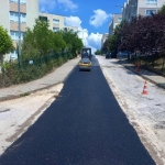 İlimtepe Mahallesinde asfalt çalışması