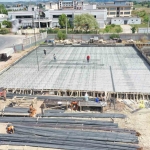 Kartepe itfaiye müfreze binasında temel hazırlığı