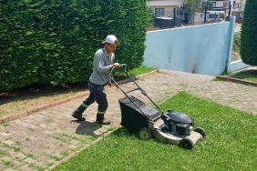 Körfez ’in parklarına yaz bakımı