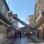 Kurs binasında korkutan yangın
