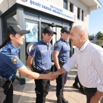 Şehidin adı polis merkezinde yaşatılıyor