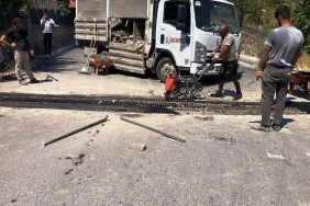 Su taşkınlarının önüne geçmek için mazgallarda çalışma