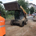 Tepeköy Mahallesi asfaltla buluşuyor