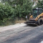 Tepeköy Mahallesi asfaltla buluşuyor