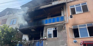 Ağlatan yangın: 1’i bebek 4 kişi dumandan etkilendi
