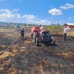 Anız yangını korkuttu