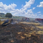 Anız yangını korkuttu