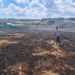Anız yangını korkuttu