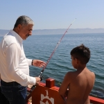 Başkan Ömeroğlu vatandaşlarla bir araya geldi