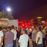 Bu kez sirenleri kazada ölen arkadaşları için çaldılar