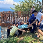 Elektrikli bisiklet denize uçtu: 3 kişi yaralandı