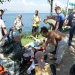 Elektrikli bisiklet denize uçtu: 3 kişi yaralandı