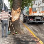 Freni boşalan kamyon dehşet saçtı: O anlar kamerada