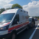 İçinde anne ve bebek olan yenidoğan ambulansı kazaya karıştı: 1 yaralı