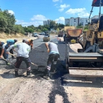 İlimtepe Mahallesi’ne 930 ton asfalt