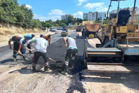 İlimtepe Mahallesi’ne 930 ton asfalt