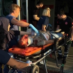 İzmit’te tramvayın yayaya çarptığı feci kaza kamerada