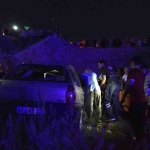 Kamyonla çarpışarak takla atan otomobil 15 metreden uçtu: 2 yaralı