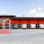 Kartepe itfaiye müfreze binasında temel atıldı