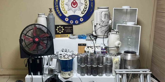 Kocaeli’de uyuşturucu operasyonu: 5 gözaltı