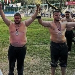 Körfezli güreşçiler Akyazı’da madalya kürsüsüne çıktı