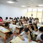 Öğrencilere seviye belirleme sınavı yapıldı