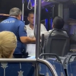 Otobüste sızan genci polis böyle uyandırdı: "Otel parası alacağız"