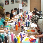 Sanat atölyeleri çocukların yazına renk katıyor