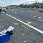 Tırla çarpışan aracın kapısı koptu: Yolcu yola düştü